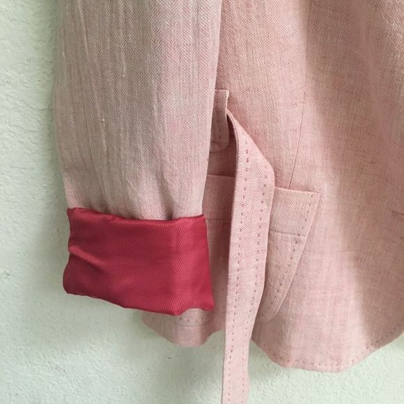 Façonnable Lena pink belt in blazer/jacket S - Picture 5 of 13